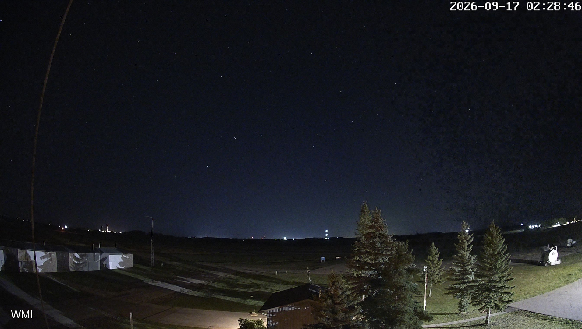 time-lapse frame, Olds Radar North webcam