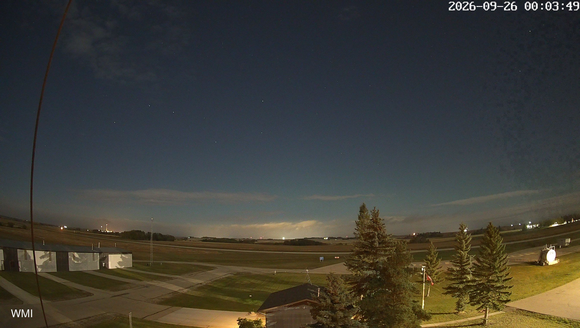 time-lapse frame, Olds Radar North webcam