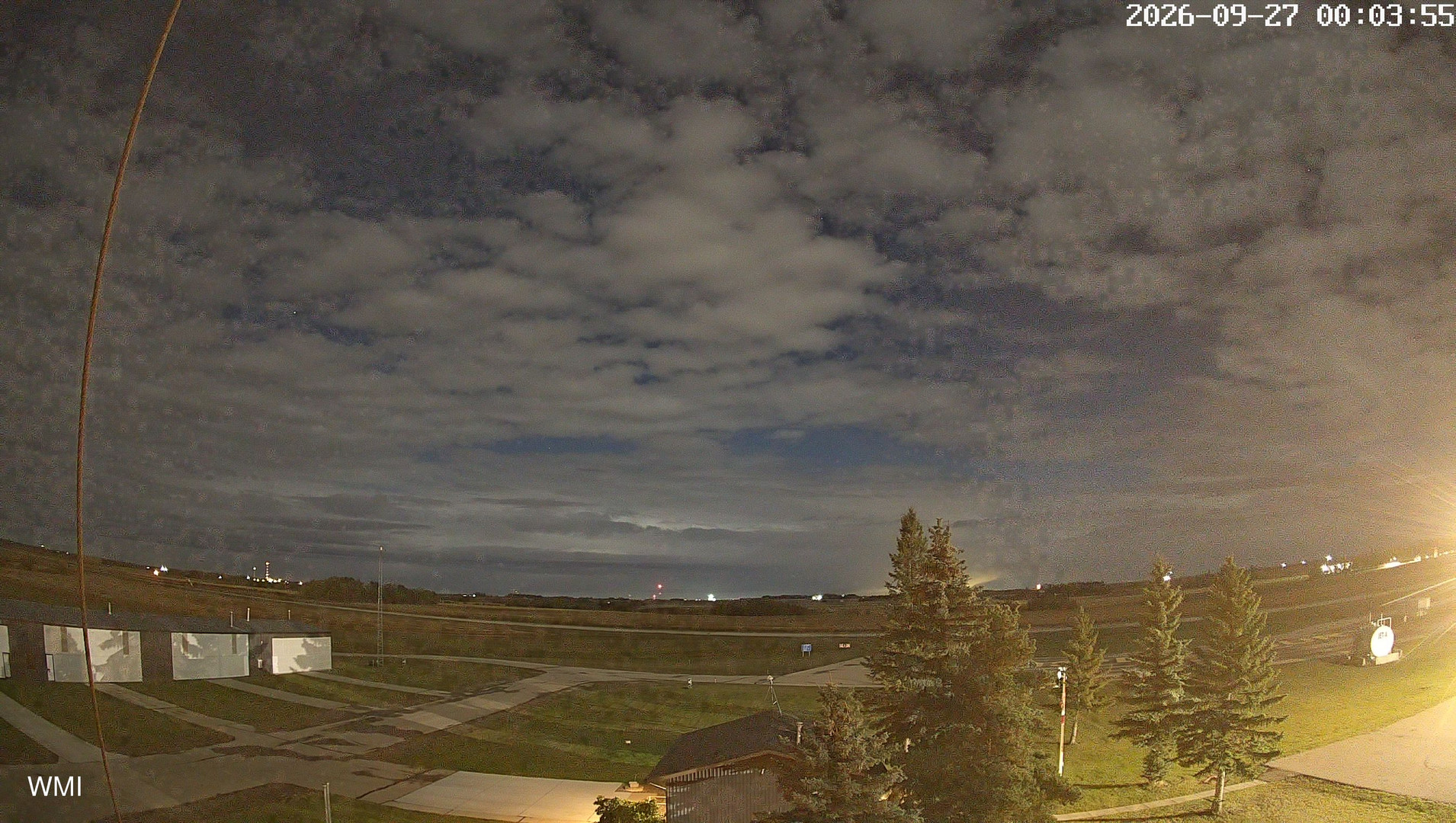 time-lapse frame, Olds Radar North webcam