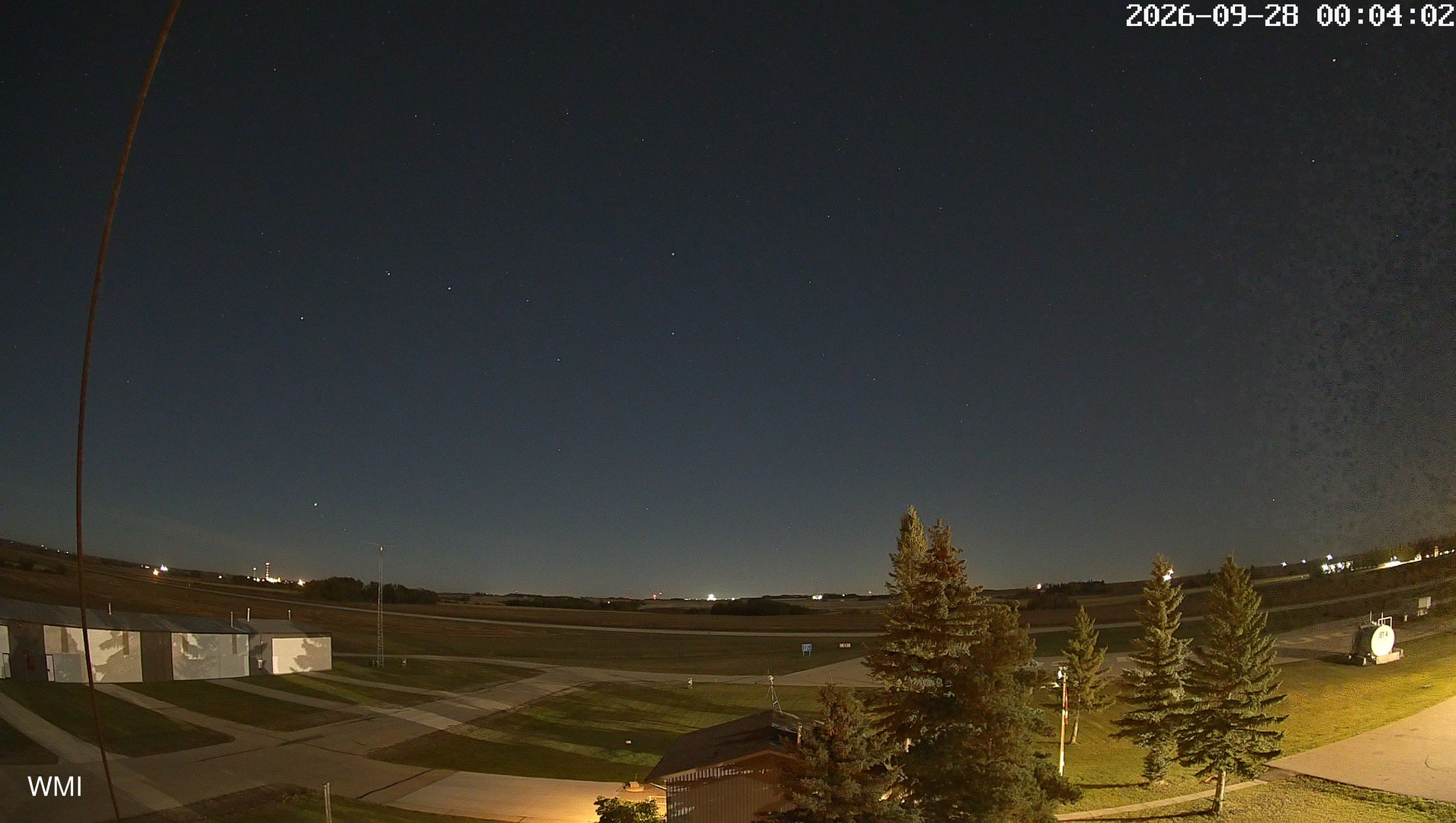 time-lapse frame, Olds Radar North webcam