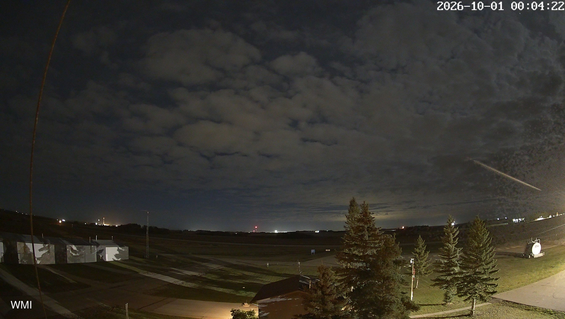 time-lapse frame, Olds Radar North webcam