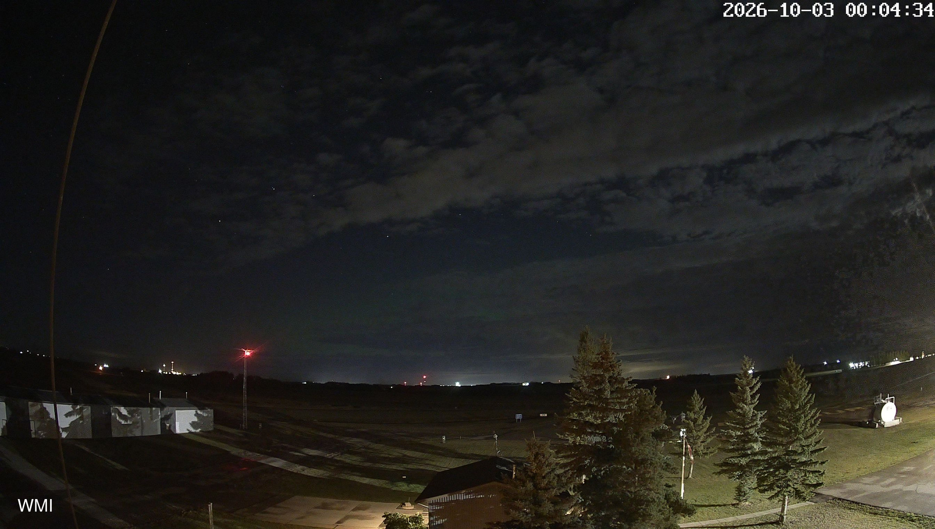 time-lapse frame, Olds Radar North webcam