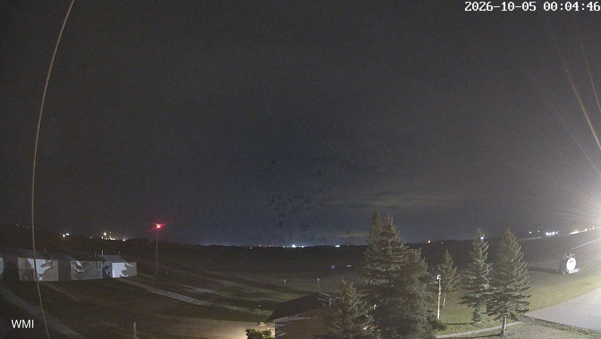 time-lapse frame, Olds Radar North webcam