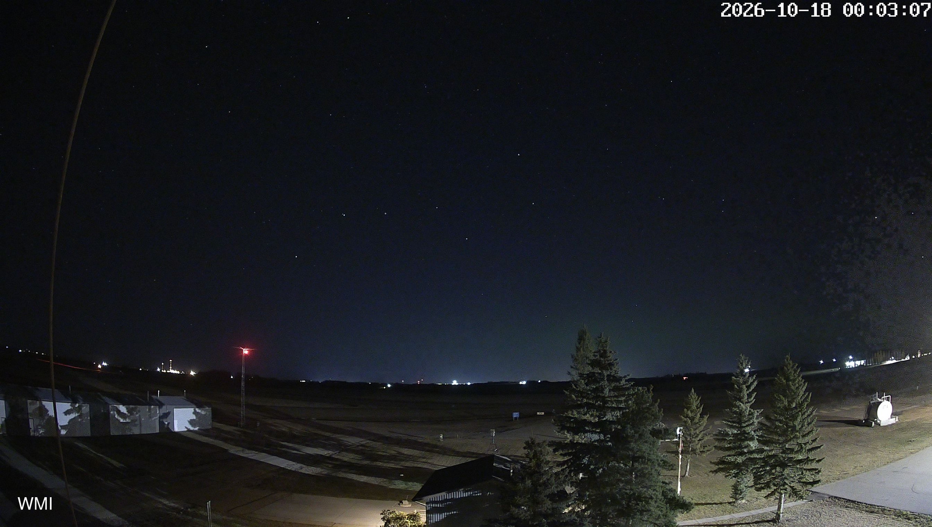 time-lapse frame, Olds Radar North webcam