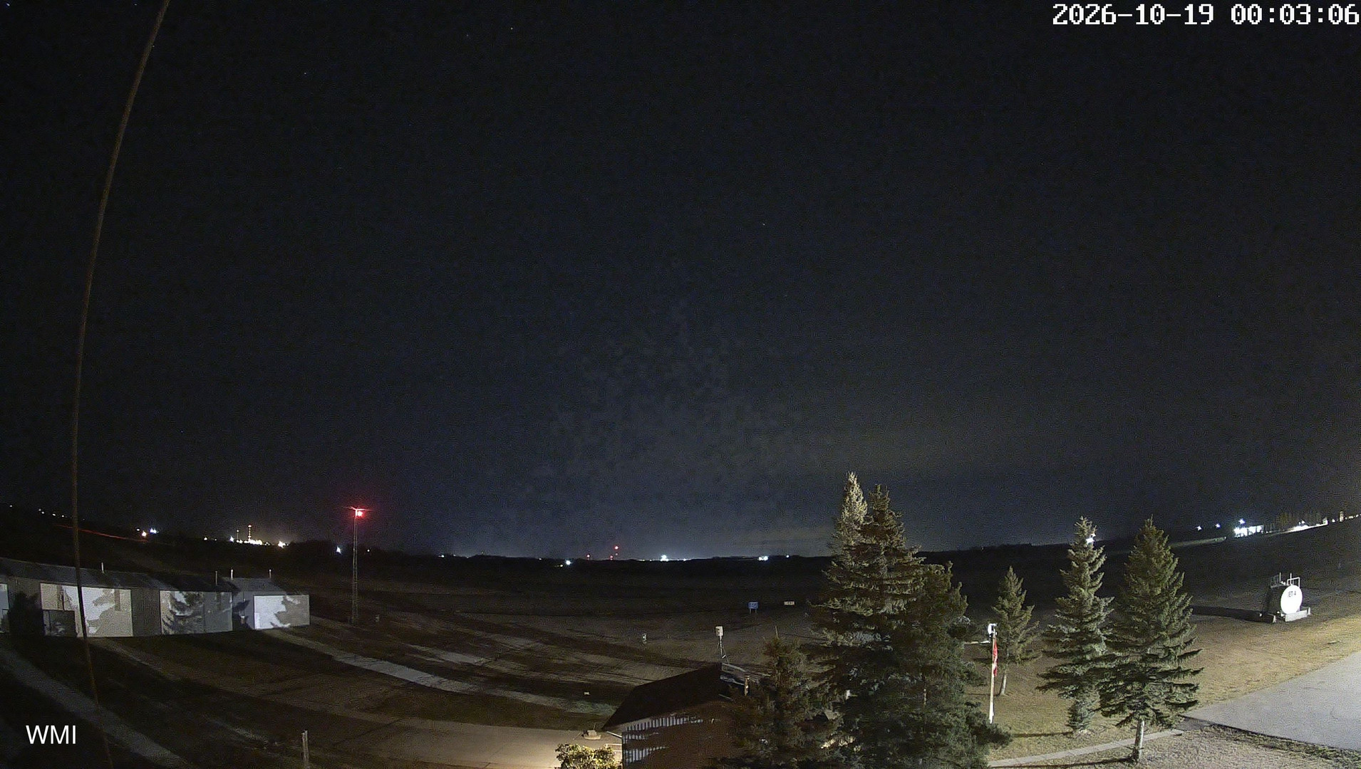 time-lapse frame, Olds Radar North webcam