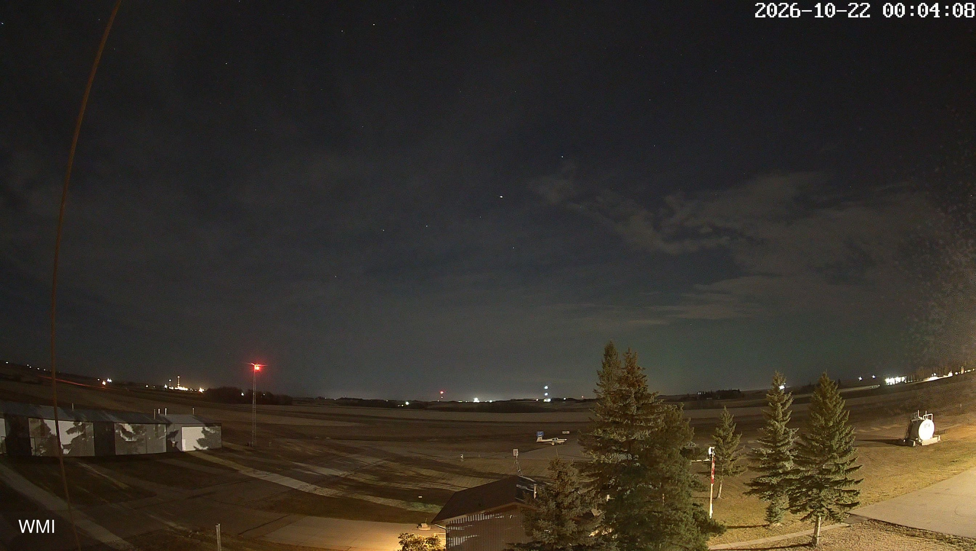 time-lapse frame, Olds Radar North webcam