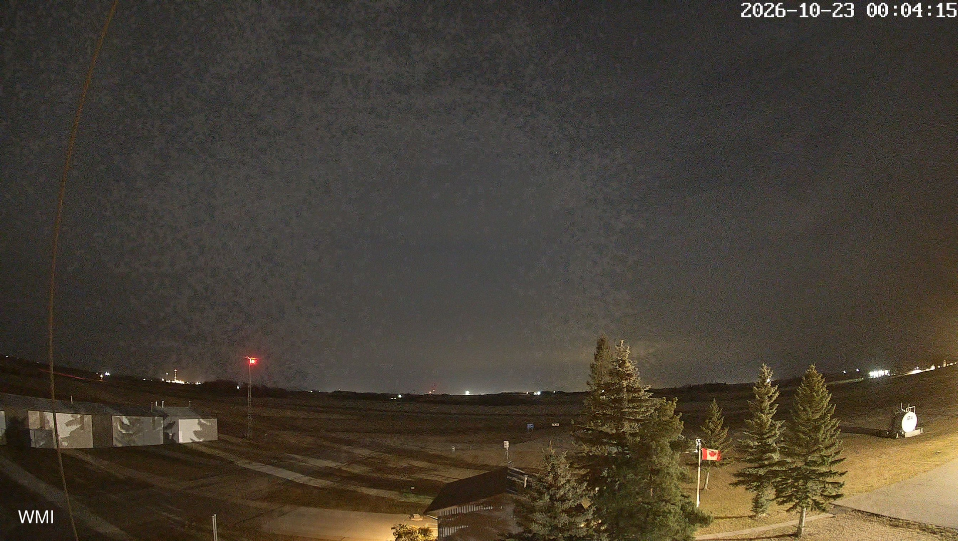 time-lapse frame, Olds Radar North webcam