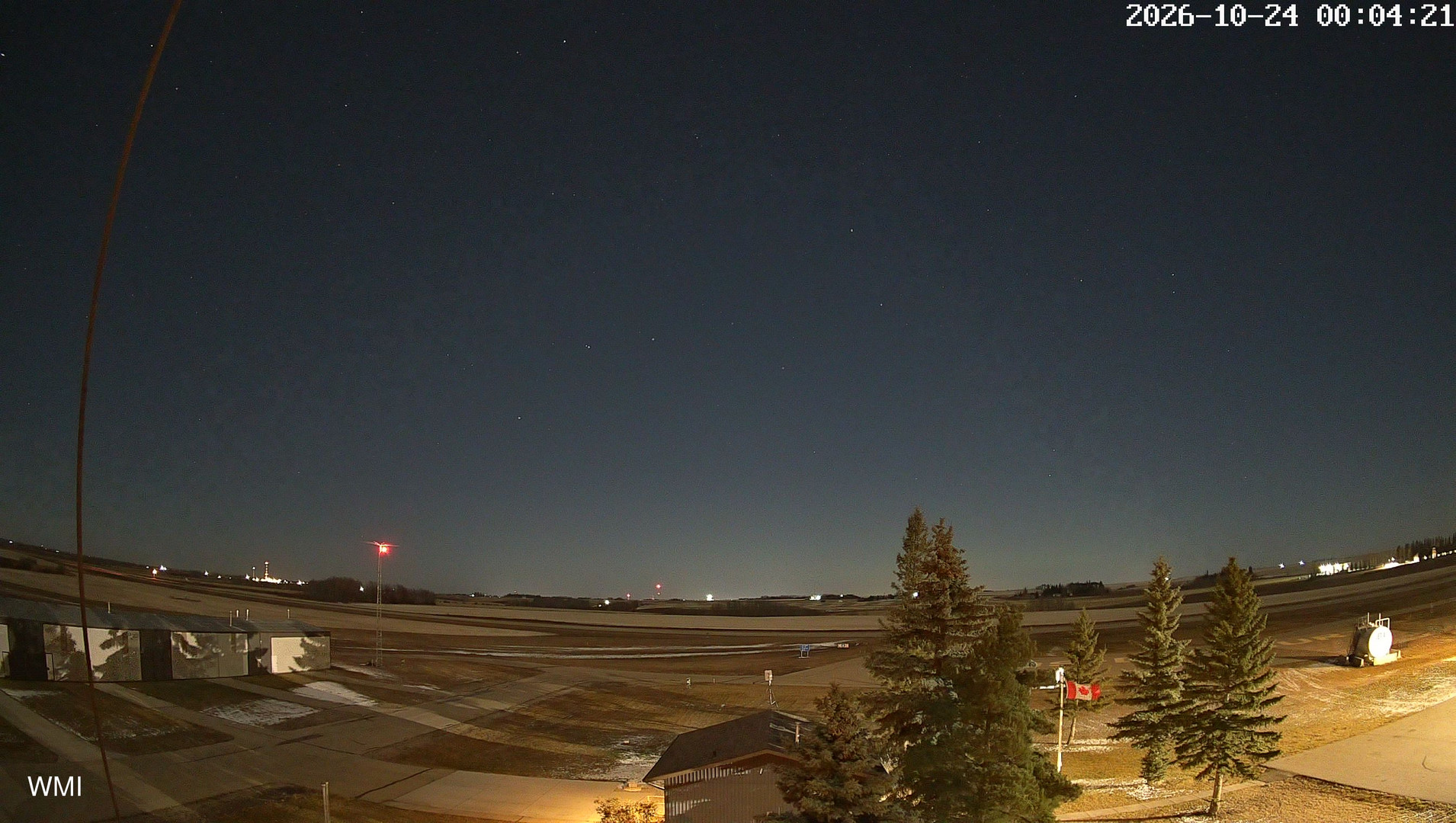 time-lapse frame, Olds Radar North webcam