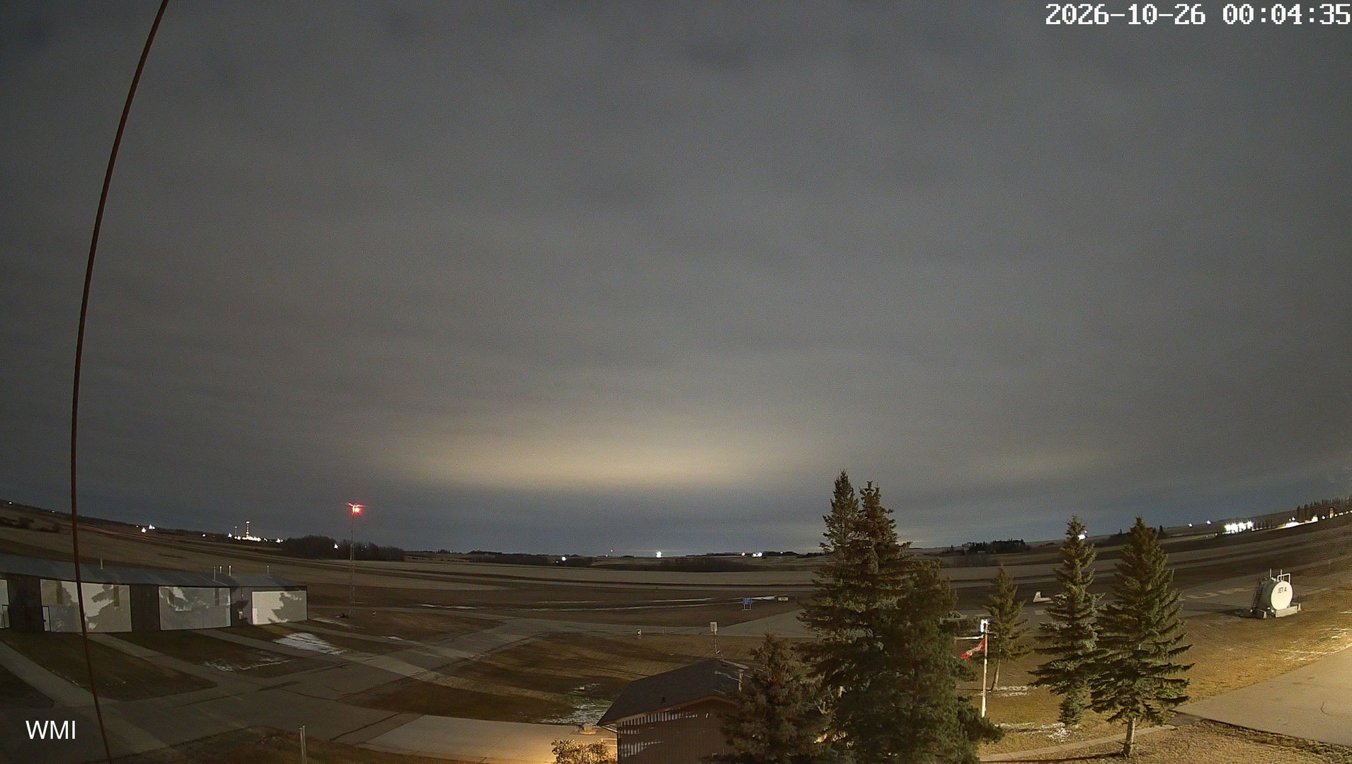 time-lapse frame, Olds Radar North webcam