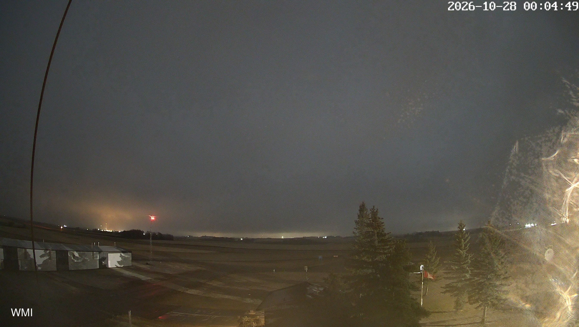 time-lapse frame, Olds Radar North webcam