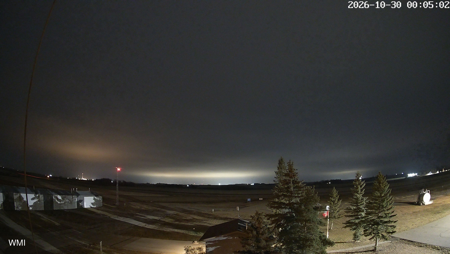 time-lapse frame, Olds Radar North webcam