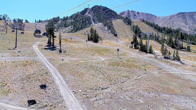 view from Mammoth Main Lodge on 2026-09-13
