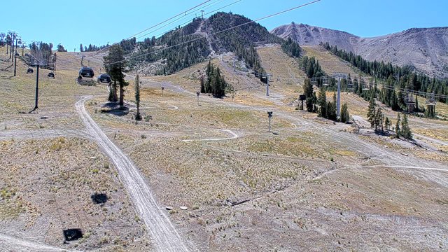 view from Mammoth Main Lodge on 2026-09-14