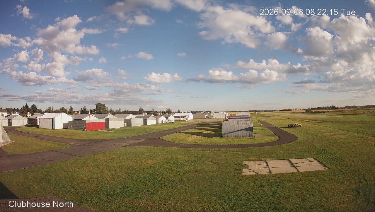 view from North view of Lacombe Airport on 2026-09-07
