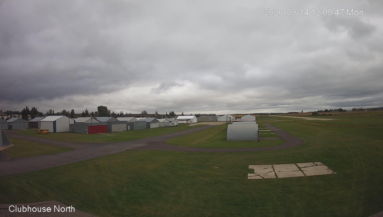 view from North view of Lacombe Airport on 2026-09-14