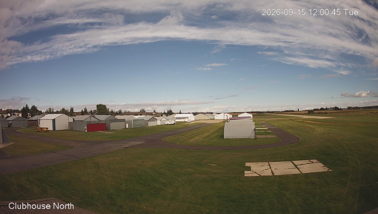 view from North view of Lacombe Airport on 2026-09-15