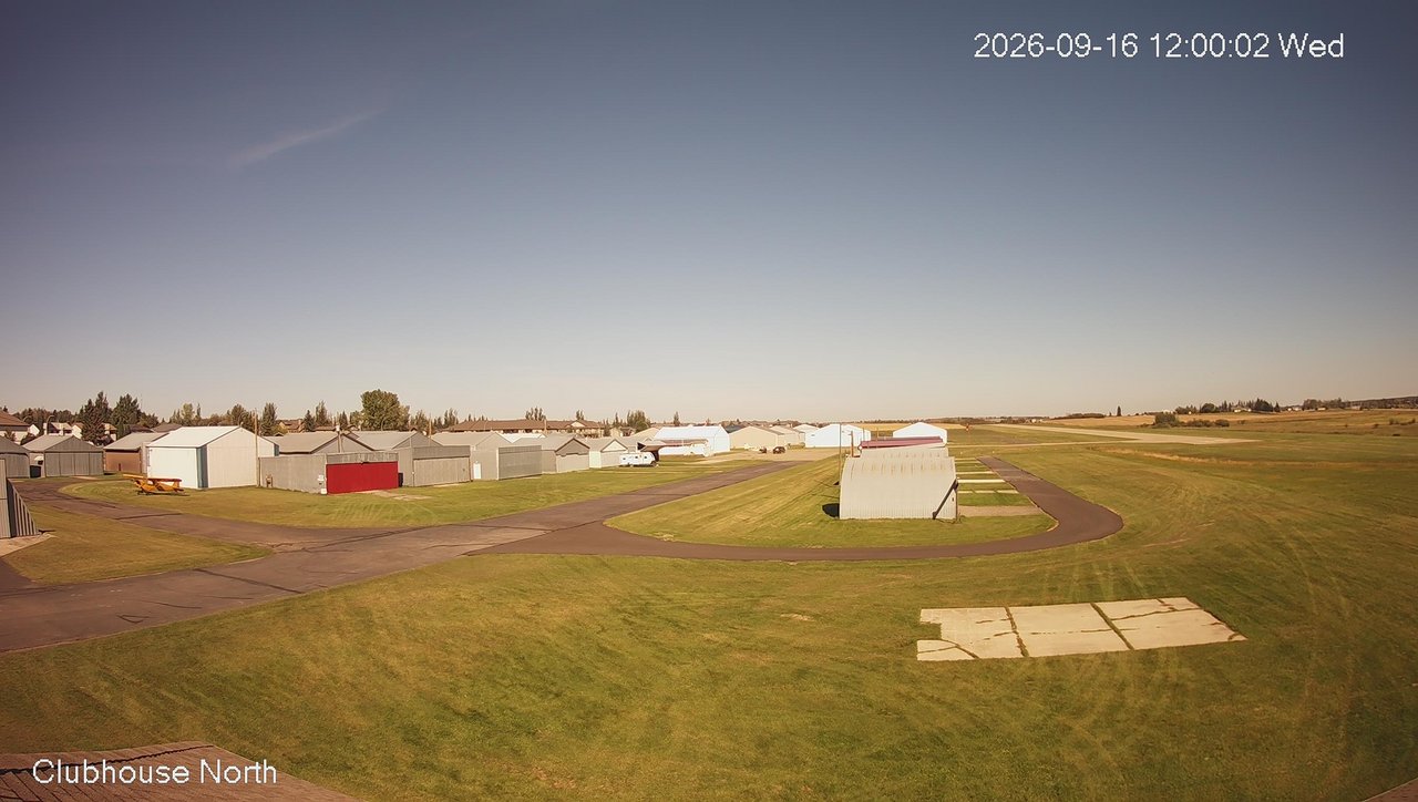 view from North view of Lacombe Airport on 2026-09-16
