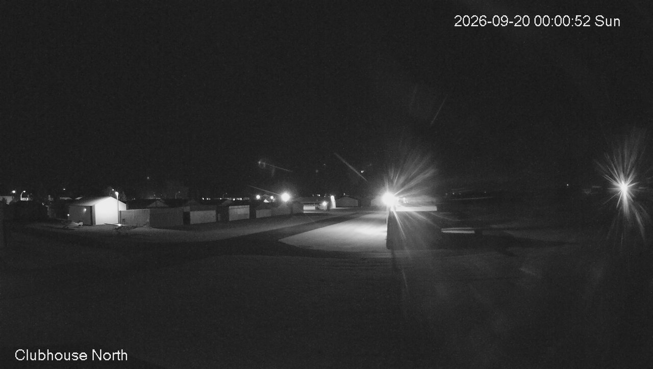 time-lapse frame, North view of Lacombe Airport webcam
