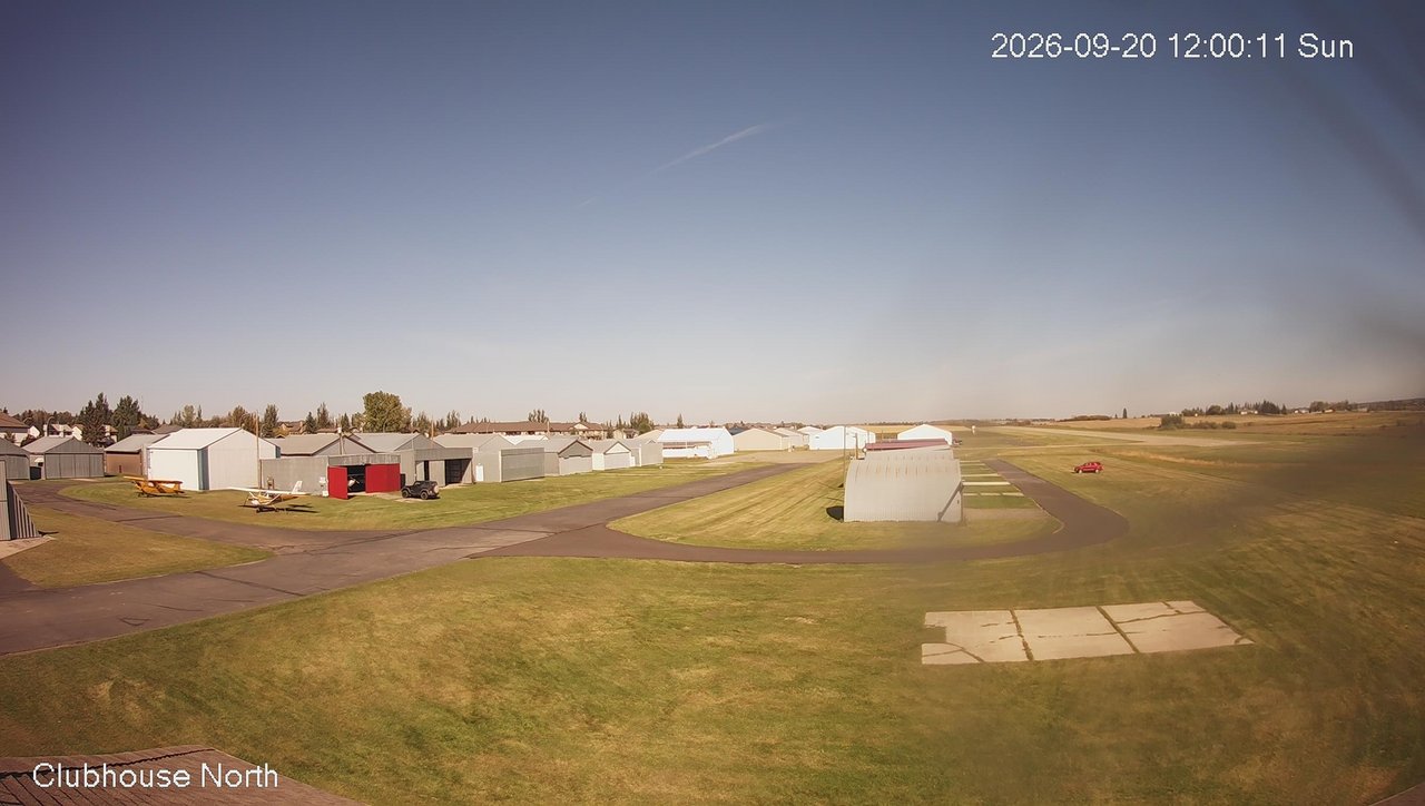 view from North view of Lacombe Airport on 2026-09-20