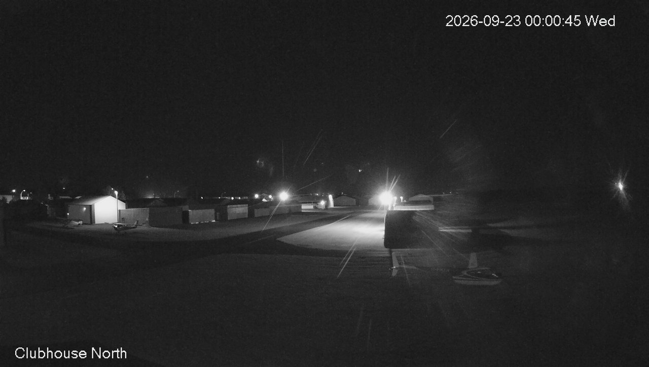 time-lapse frame, North view of Lacombe Airport webcam