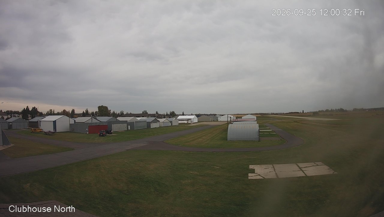 view from North view of Lacombe Airport on 2026-09-25