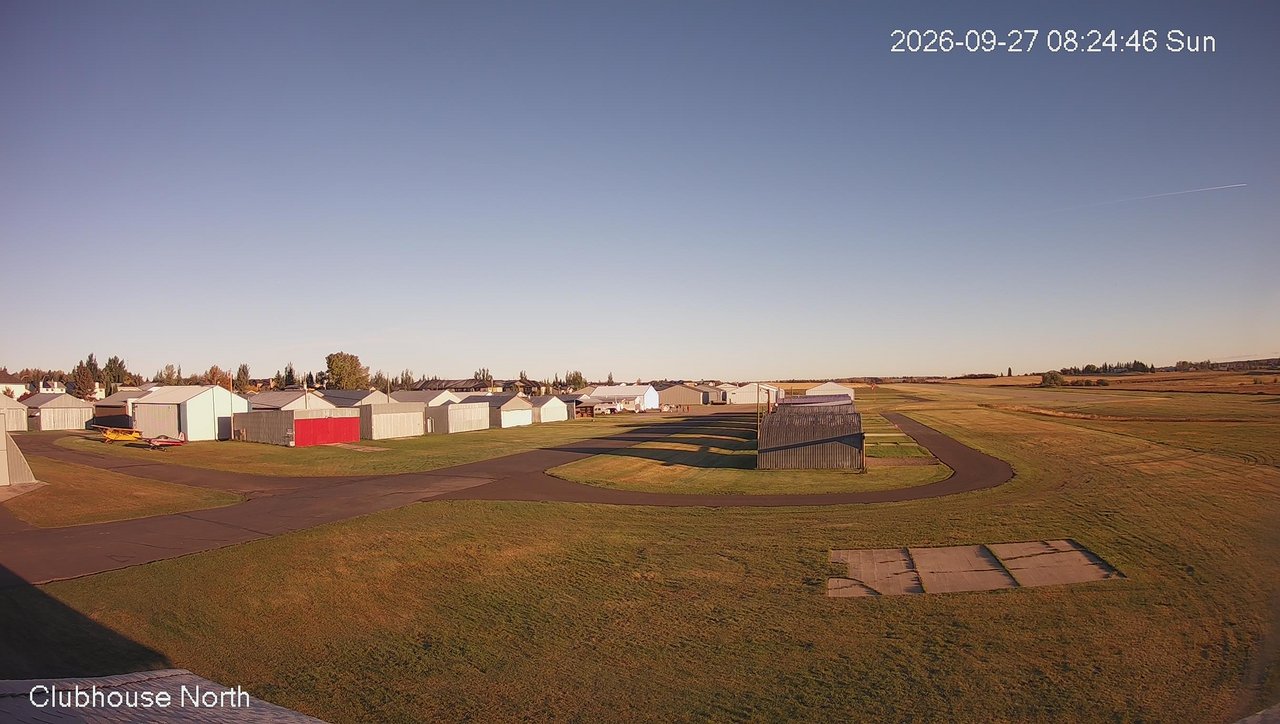 view from North view of Lacombe Airport on 2026-09-27
