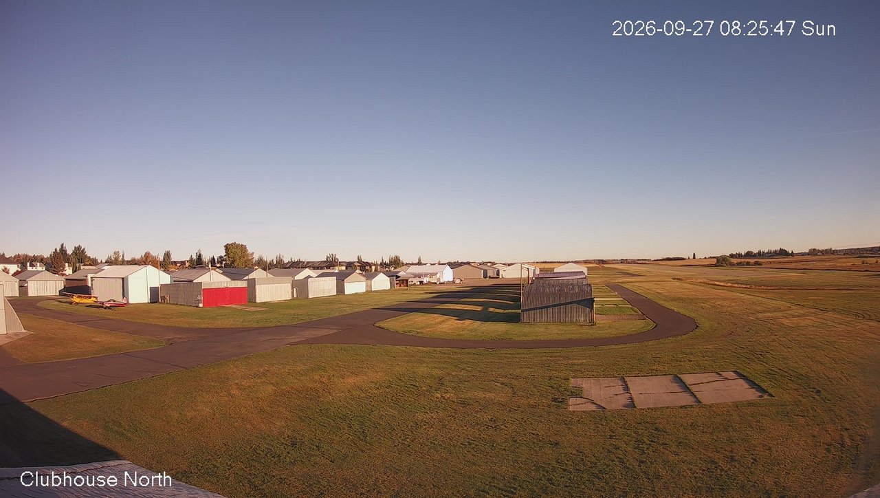 view from North view of Lacombe Airport on 2026-09-27