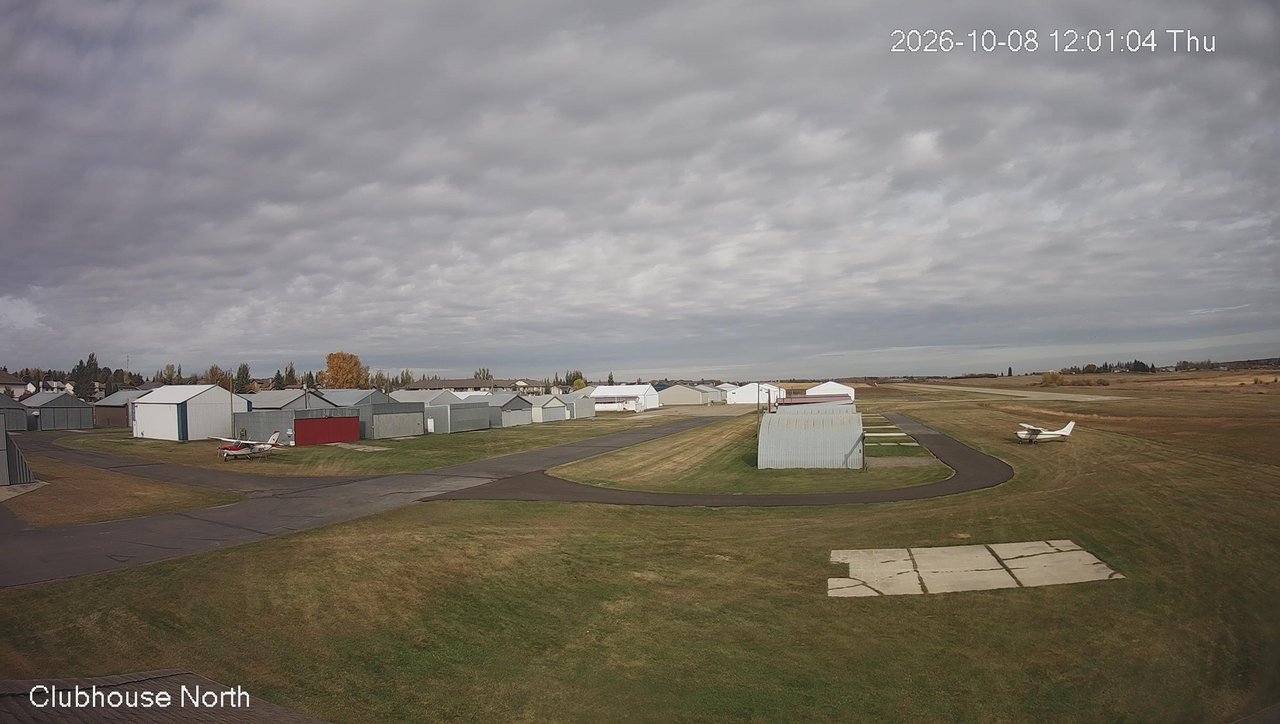 view from North view of Lacombe Airport on 2026-10-08