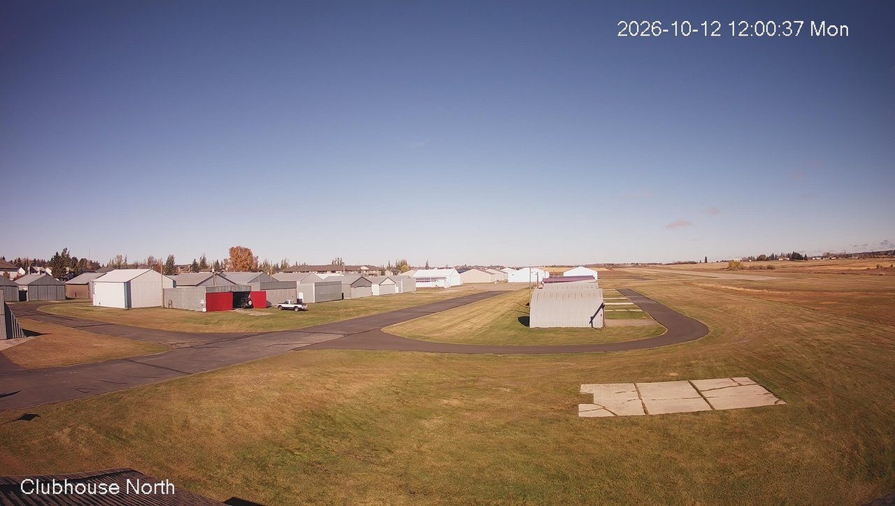view from North view of Lacombe Airport on 2026-10-12