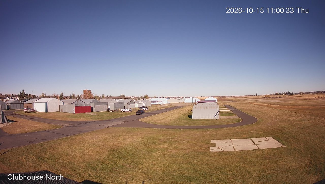 view from North view of Lacombe Airport on 2026-10-15