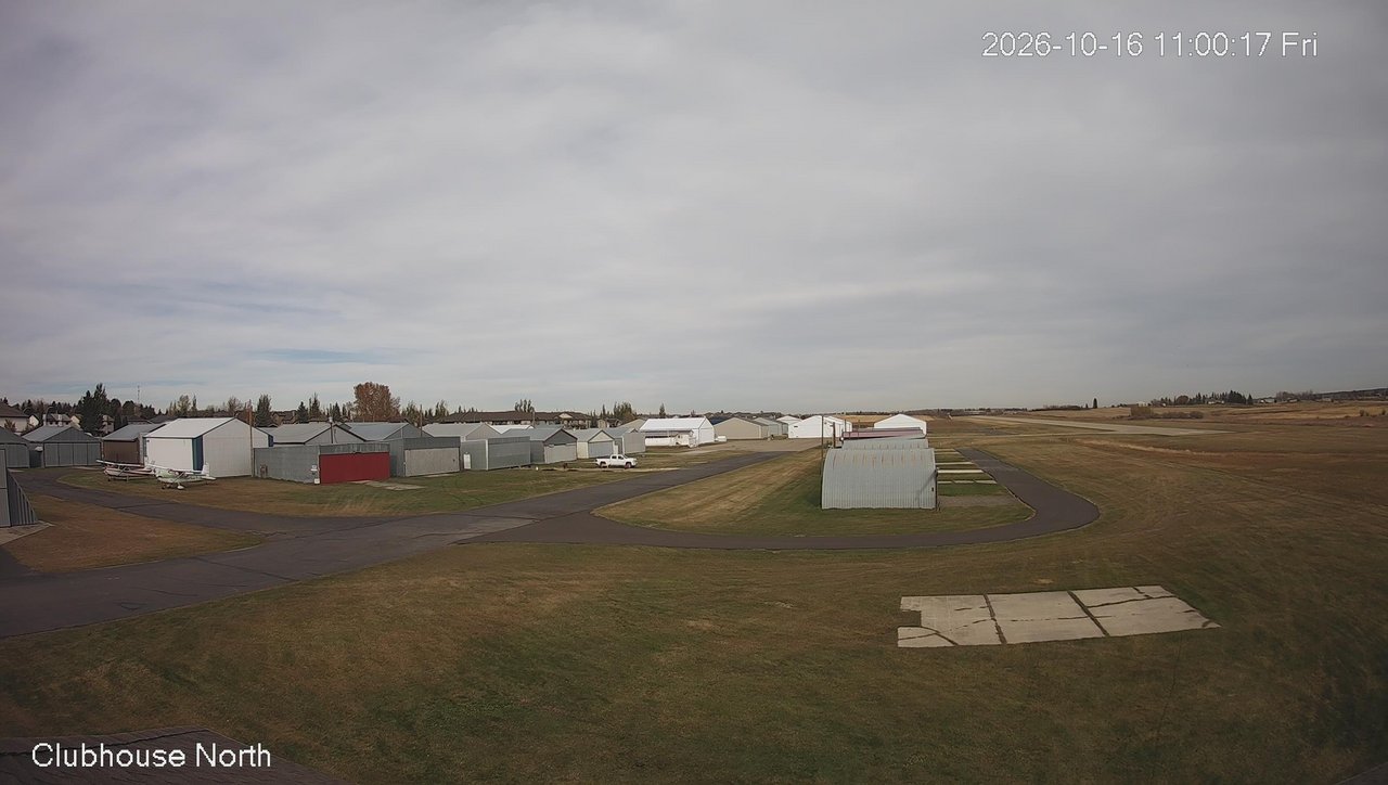 view from North view of Lacombe Airport on 2026-10-16