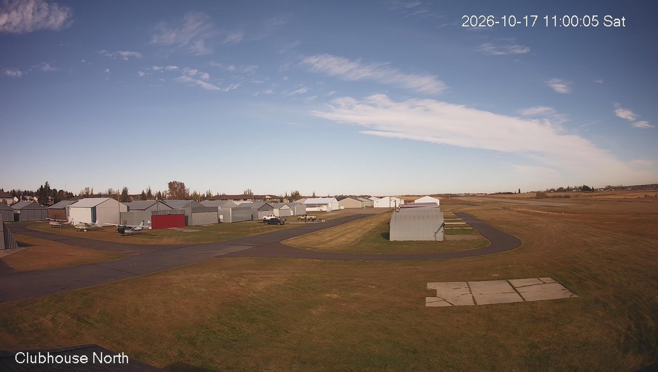 view from North view of Lacombe Airport on 2026-10-17