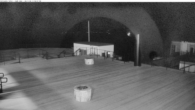 time-lapse frame, Palisades High Camp Views webcam