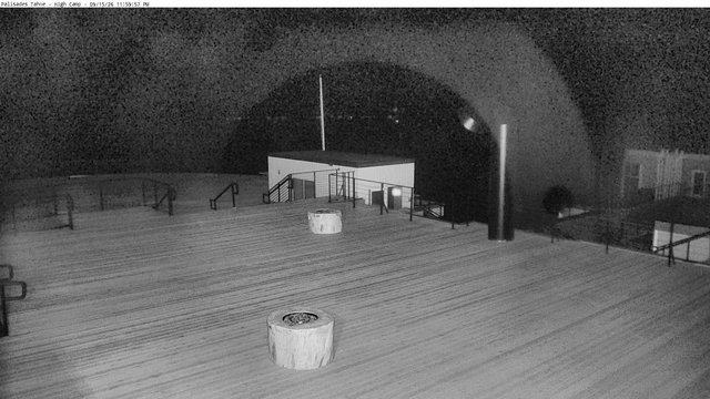 time-lapse frame, Palisades High Camp Views webcam