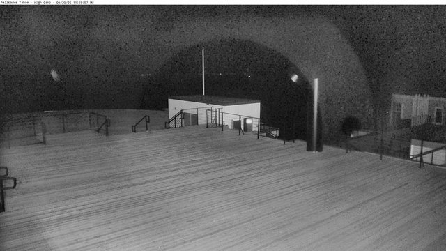 time-lapse frame, Palisades High Camp Views webcam