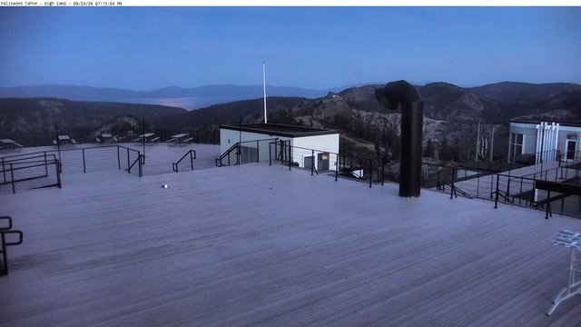 time-lapse frame, Palisades High Camp Views webcam