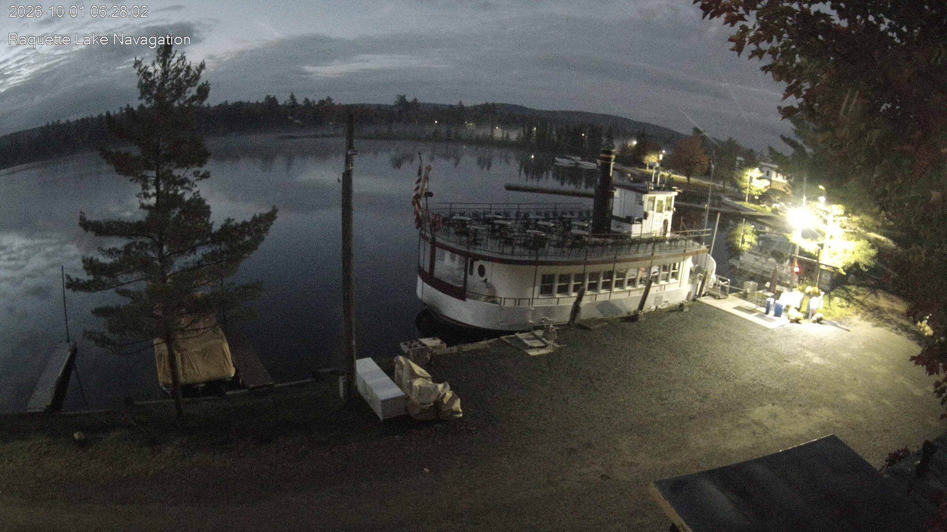 view from Raquette Lake Navigation  on 2026-10-01
