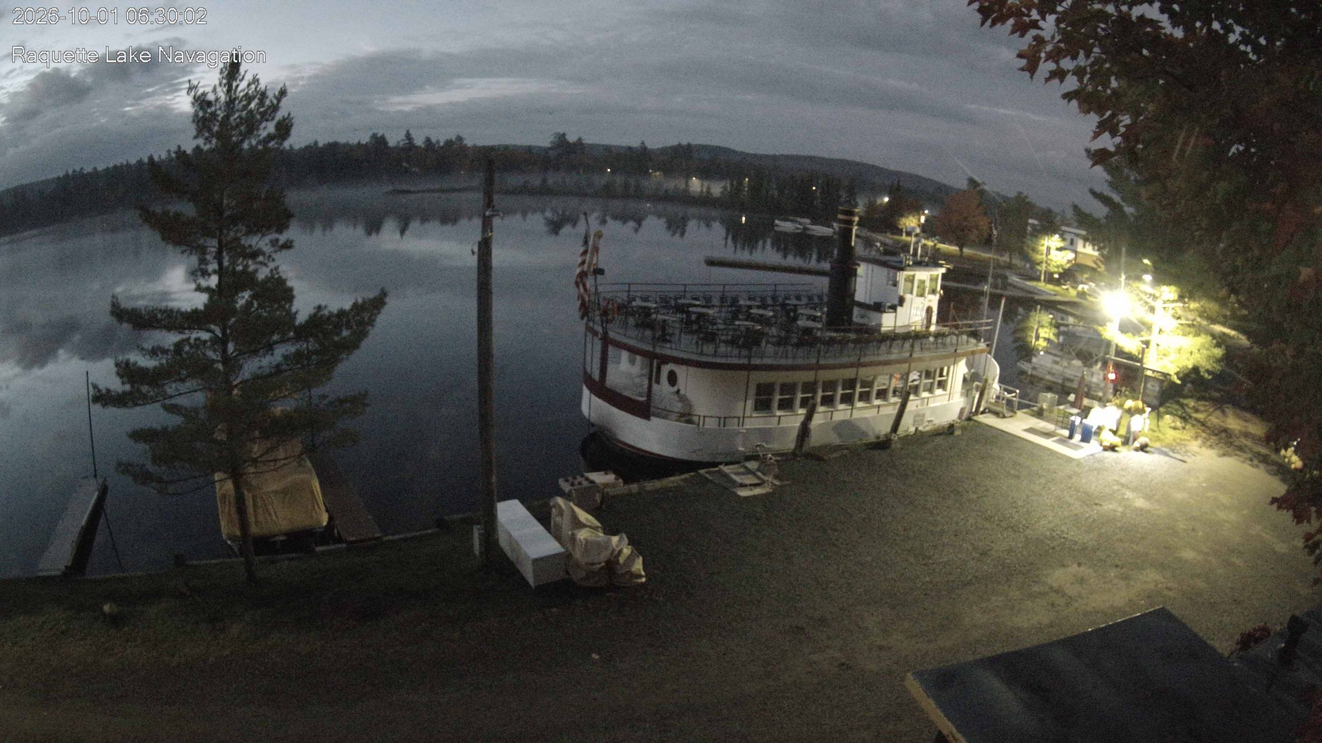 view from Raquette Lake Navigation  on 2026-10-01