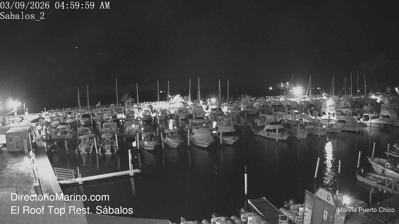 time-lapse frame, PuertoChico webcam