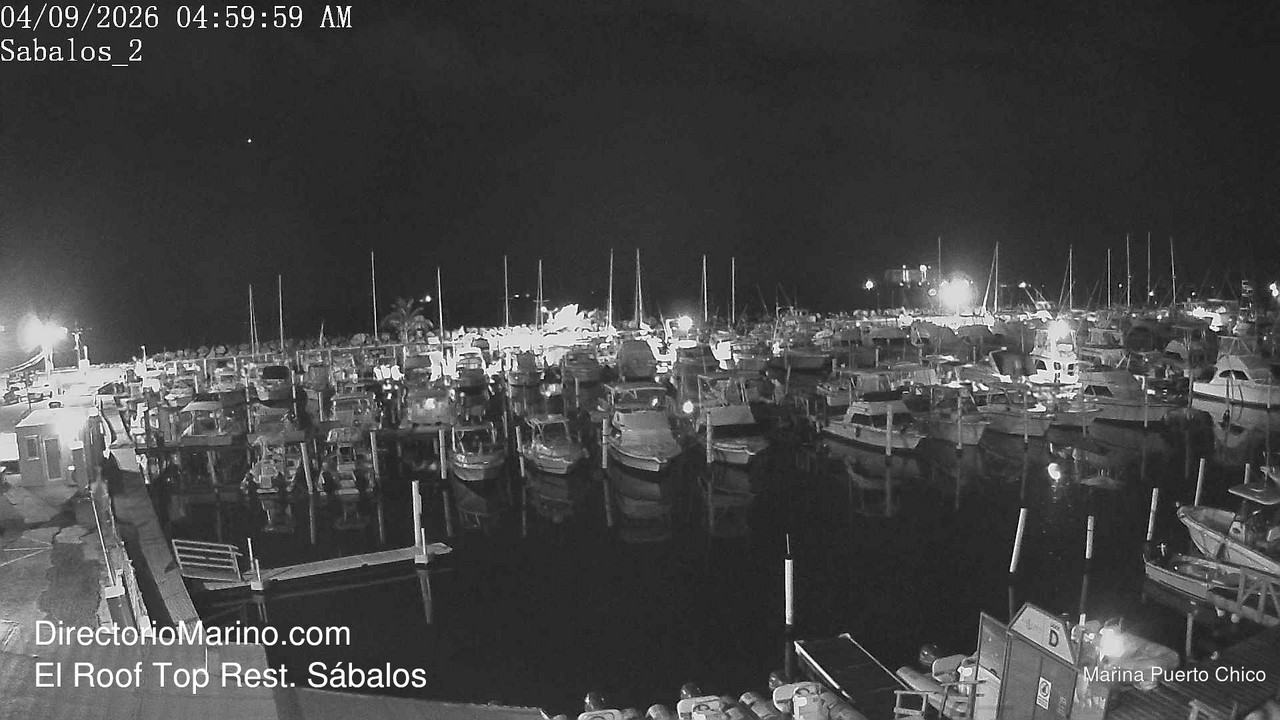 time-lapse frame, PuertoChico webcam