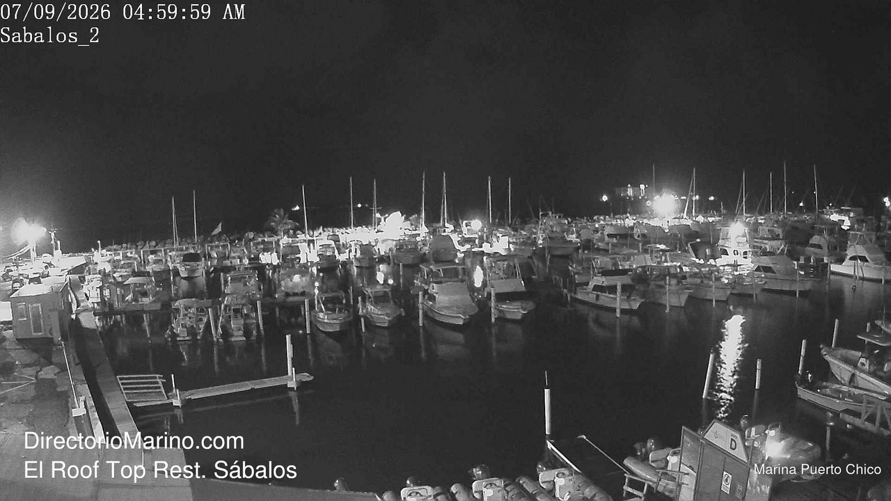 time-lapse frame, PuertoChico webcam