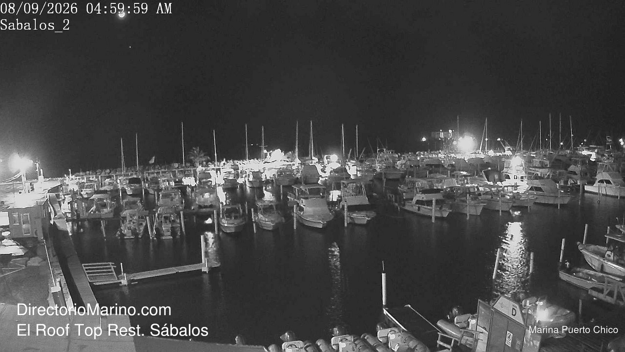 time-lapse frame, PuertoChico webcam