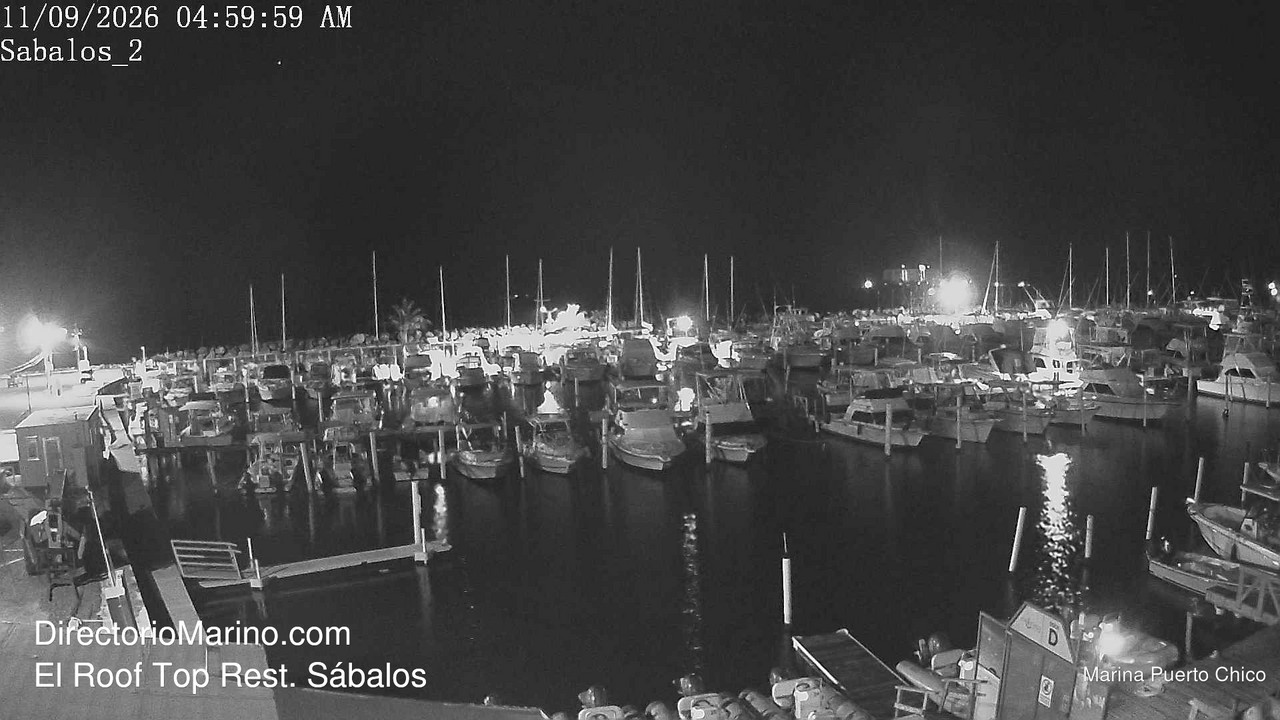 time-lapse frame, PuertoChico webcam