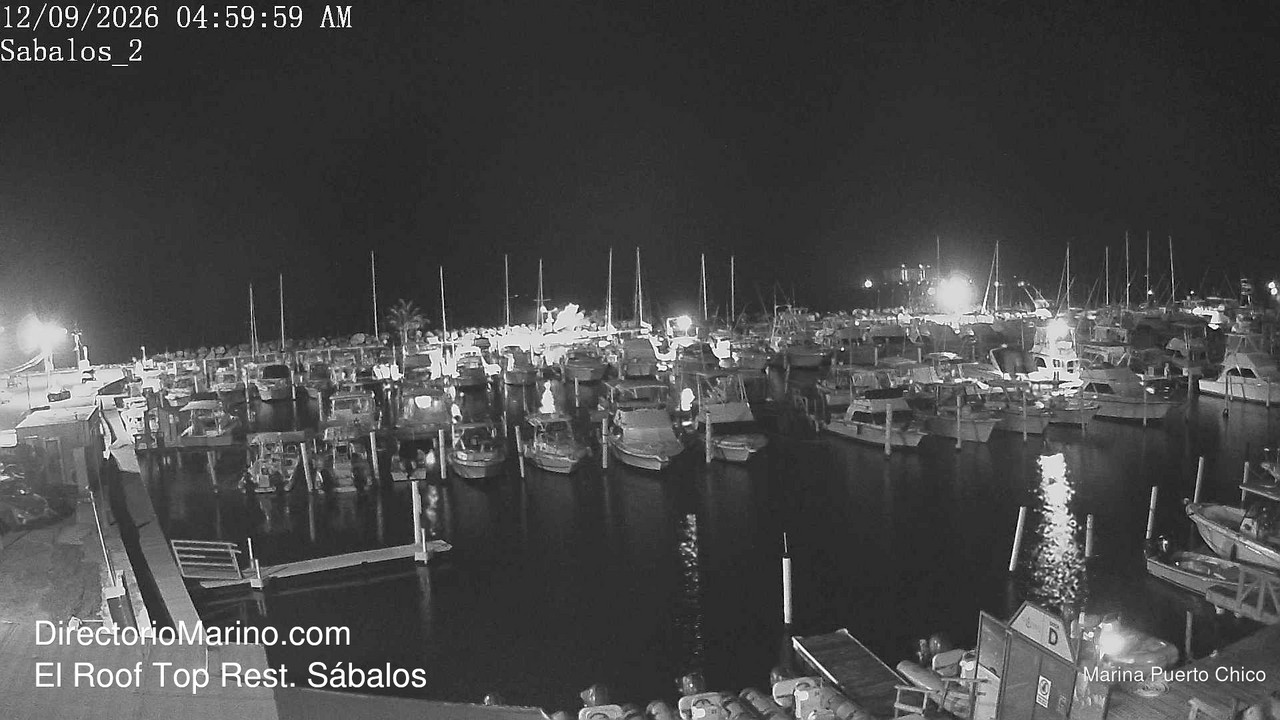 time-lapse frame, PuertoChico webcam