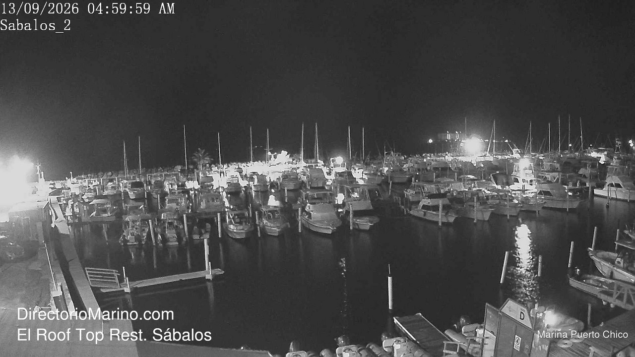 time-lapse frame, PuertoChico webcam
