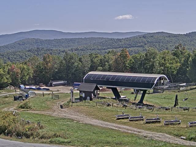 view from Sugarbush GMX Lift on 2026-09-11