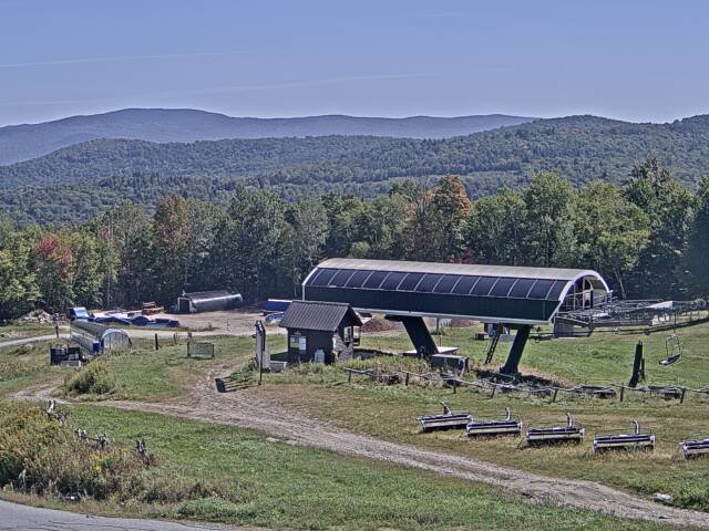 view from Sugarbush GMX Lift on 2026-09-12