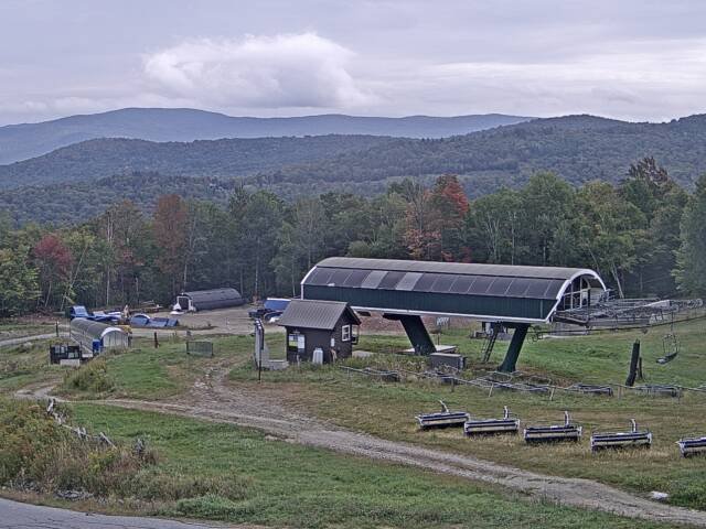 view from Sugarbush GMX Lift on 2026-09-17