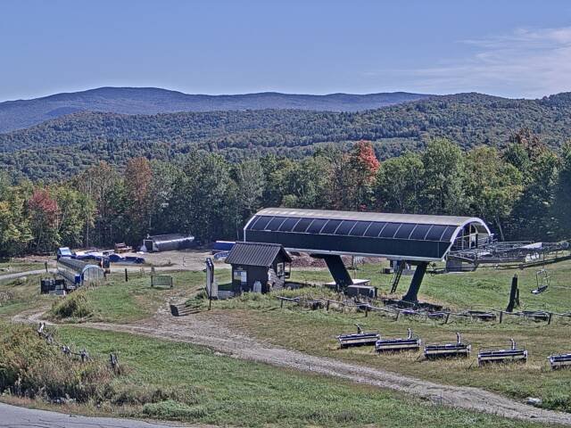 view from Sugarbush GMX Lift on 2026-09-19