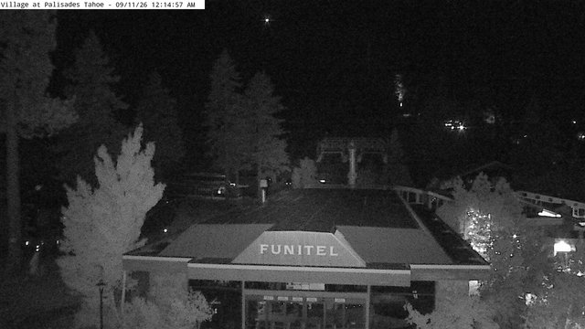 time-lapse frame, Palisades Tahoe Base Area webcam